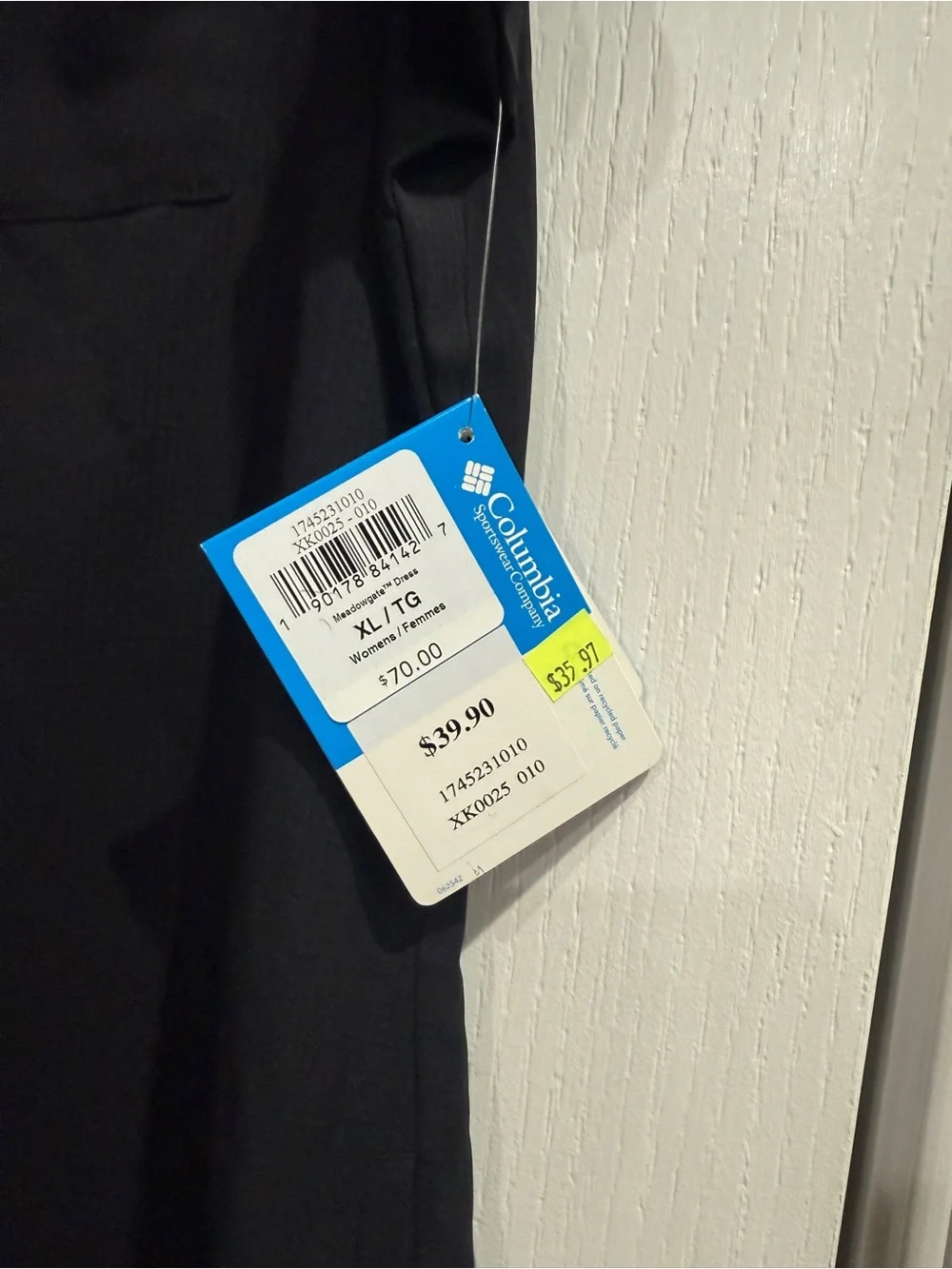 Columbia Black Women's Short Sleeve Dress with Tag - Picture 2 of 7